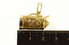 Load image into Gallery viewer, 18K 3D Traditional German Beer Stein Embossed Cuff Links Yellow Gold