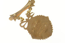 Load image into Gallery viewer, 10K Victorian Etched De La Salle 1st Prize Medal Pin/Brooch Yellow Gold