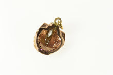Load image into Gallery viewer, 14K Art Deco Diamond Ruby Ornate Scroll Statement Pendant Rose Gold