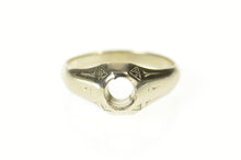 Load image into Gallery viewer, 20K Art Deco Men&#39;s 4.8mm Ornate Setting Ring Size 10 White Gold