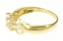 Load image into Gallery viewer, 10K Three Stone Classic Travel Engagement Ring Size 8 Yellow Gold