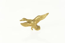 Load image into Gallery viewer, 14K Satin Finish Mallard Duck Ornate Lapel Pin/Brooch Yellow Gold