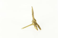 Load image into Gallery viewer, 14K Satin Finish Mallard Duck Ornate Lapel Pin/Brooch Yellow Gold