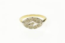 Load image into Gallery viewer, 10K Retro Scalloped Design Ornate Statement Ring Size 7.5 Yellow Gold