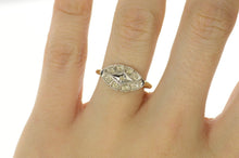 Load image into Gallery viewer, 10K Retro Scalloped Design Ornate Statement Ring Size 7.5 Yellow Gold