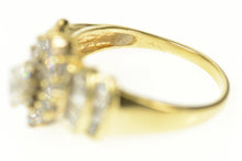 Load image into Gallery viewer, 10K 1.55 Ctw Marquise Diamond Halo Engagement Ring Size 9.75 Yellow Gold