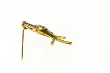 Load image into Gallery viewer, 18K Sapphire Diamond Ruby Emerald Parrot Pin/Brooch Yellow Gold