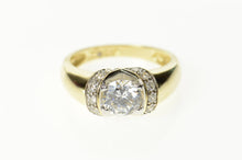 Load image into Gallery viewer, 14K Classic Ornate Fancy Travel Engagement Ring Size 8.25 Yellow Gold