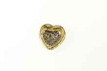 Load image into Gallery viewer, 14K Pave Fancy Diamond Heart Love Symbol Pendant Yellow Gold