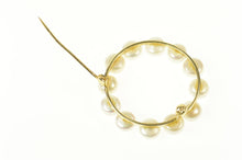 Load image into Gallery viewer, 14K Classic Pearl Circle Simple Round Pin/Brooch Yellow Gold