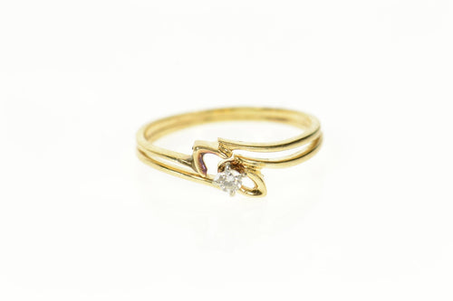 14K Retro Classic Diamond Engagement Bridal Set Ring Size 8.5 Yellow Gold