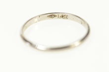 Load image into Gallery viewer, 14K 1.4mm Rounded Simple Plain Child&#39;s Band Ring Size 1 White Gold