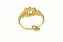 Load image into Gallery viewer, 14K Victorian Ornate Engagement Ring CZ Charm/Pendant Yellow Gold