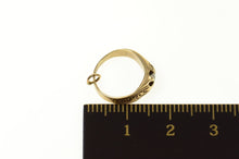 Load image into Gallery viewer, 10K Victorian Ornate Mini Engagement Ring Charm/Pendant Yellow Gold
