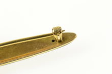 Load image into Gallery viewer, 14K Black Onyx Seed Pearl Victorian Bar Pin/Brooch Yellow Gold