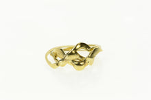 Load image into Gallery viewer, 14K Classic Four Band Puzzle Ring Size 7.5 Yellow Gold