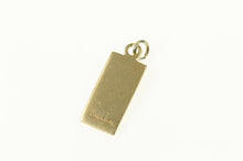 Load image into Gallery viewer, 10K Oval Oak Tree Rectangular Charm/Pendant Yellow Gold