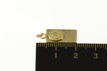 Load image into Gallery viewer, 10K Oval Oak Tree Rectangular Charm/Pendant Yellow Gold