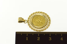 Load image into Gallery viewer, 14K 2000 1/20th Oz Dragon Australian Coin Charm/Pendant Yellow Gold