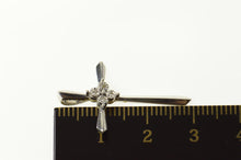 Load image into Gallery viewer, 10K Diamond Classic Cross Christian Faith Pendant White Gold