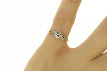 Load image into Gallery viewer, 10K 0.62 Ctw Classic 1940&#39;s Diamond Engagement Ring Size 4.75 Yellow Gold