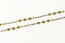 Load image into Gallery viewer, 14K 5mm Thick Graduated Wheat Link Chain Necklace 16.75&quot; Yellow Gold