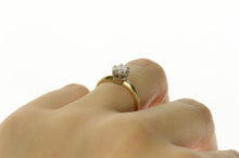 Load image into Gallery viewer, 14K 0.30 Ct Diamond Solitaire 1940&#39;s Engagement Ring Size 6 Yellow Gold