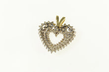 Load image into Gallery viewer, 10K 1.38 Ctw Diamond Encrusted Heart Love Symbol Pendant Yellow Gold