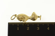Load image into Gallery viewer, 14K Stylized Ugly Duckling Bird Chick 3D Animal Charm/Pendant Yellow Gold