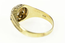 Load image into Gallery viewer, 14K 0.53 Ct Art Deco Etched Diamond Men&#39;s Ring Size 10 Yellow Gold
