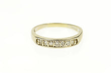 Load image into Gallery viewer, 14K 0.25 Ctw Diamond Classic Wedding Band Ring Size 7.25 White Gold