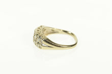 Load image into Gallery viewer, 14K Classic 1940&#39;s Diamond Squared Wedding Band Ring Size 6 White Gold
