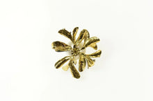 Load image into Gallery viewer, 18K JY Designer Pearl Enamel Diamond Flower Pendant Yellow Gold