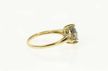 Load image into Gallery viewer, 14K Mystic Topaz Diamond Cluster Accent Ring Size 7.25 Yellow Gold