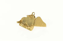 Load image into Gallery viewer, 14K 3D Articulated Grand Piano Engraved Joy Charm/Pendant Yellow Gold