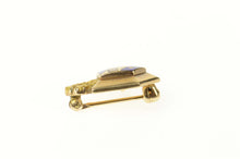 Load image into Gallery viewer, 10K Pi Lambda Phi Art Deco Enamel Fraternity Lapel Pin/Brooch Yellow Gold