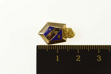 Load image into Gallery viewer, 10K Pi Lambda Phi Art Deco Enamel Fraternity Lapel Pin/Brooch Yellow Gold