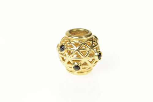 14K Pandora Black Onyx Constellation Designer Charm/Pendant Yellow Gold