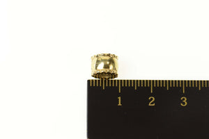 14K Pandora Designer Beveled Clip Bead Pendant Yellow Gold
