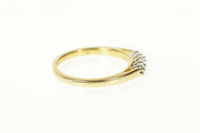 Load image into Gallery viewer, 14K Classic Diamond Petitee Trellis Wedding Band Ring Size 7.25 Yellow Gold