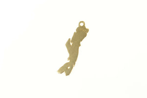 10K Nova Scotia Country Souvenir Travel Charm/Pendant Yellow Gold