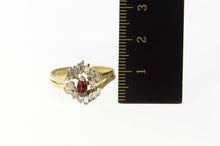 Load image into Gallery viewer, 14K Ctw Ruby Diamond Bridal Set Engagement Ring Size 8.75 Yellow Gold