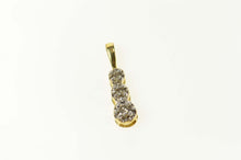 Load image into Gallery viewer, 10K 0.30 Ctw Tiered Diamond Classic Bar Pendant Yellow Gold
