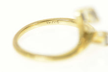 Load image into Gallery viewer, 14K Marquise Diamond Bypass Wedding Band Ring Size 5 Yellow Gold