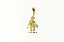 Load image into Gallery viewer, 14K Articulated Clown Comedy Symbol Circus Pendant Yellow Gold