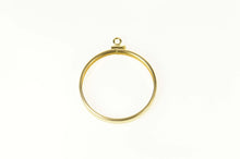 Load image into Gallery viewer, 14K 1 oz. Chinese Panda Coin Bezel Holder Pendant Yellow Gold