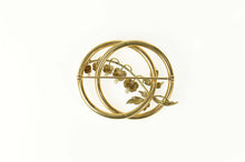 Load image into Gallery viewer, 14K Victorian Enamel Seed Pearl Foxglove Flower Pin/Brooch Yellow Gold