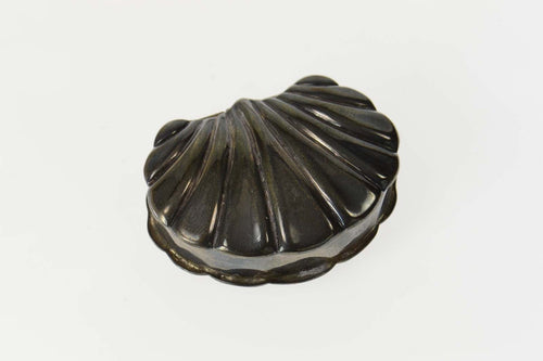 Sterling Silver Jondell Sterling Scallop Sea Shell Pill Trinket Box