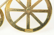 Load image into Gallery viewer, 14K Diamond Big Wheel Tricycle Bike Pin/Brooch Yellow Gold