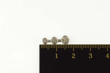 Load image into Gallery viewer, 10K Diamond Three Tiered Bar Classic Journey Pendant White Gold